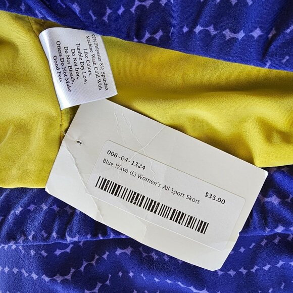 Blue Wave Women's All Sport Skort Territory Large Golf Tennis - Picture 5 of 5